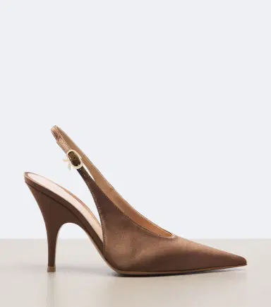 Gianvito Rossi Sofia satin slingback pumps | Thumbnail 4 Gianvito Rossi Sofia satin slingback pumps | Thumbnail 4