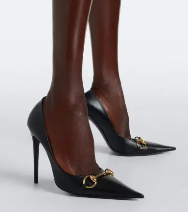 Gucci Donna Horsebit leather pumps | Thumbnail 5 Gucci Donna Horsebit leather pumps | Thumbnail 5