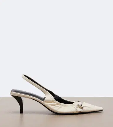 Gucci Vittoria Horsebit leather slingback pumps | Thumbnail 2 Gucci Vittoria Horsebit leather slingback pumps | Thumbnail 2