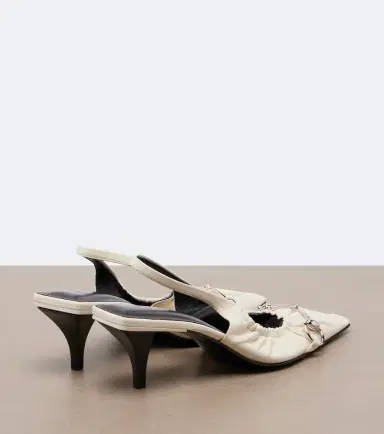 Gucci Vittoria Horsebit leather slingback pumps | Thumbnail 3 Gucci Vittoria Horsebit leather slingback pumps | Thumbnail 3
