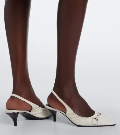 Gucci Vittoria Horsebit leather slingback pumps | Thumbnail 5 Gucci Vittoria Horsebit leather slingback pumps | Thumbnail 5