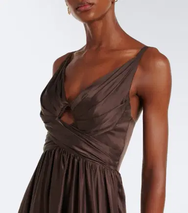 Zimmermann Draped silk maxi dress | Thumbnail 4 Zimmermann Draped silk maxi dress | Thumbnail 4