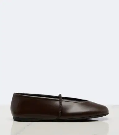 Miu Miu Leather ballet flats | Thumbnail 4 Miu Miu Leather ballet flats | Thumbnail 4