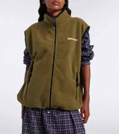 Miu Miu Fleece vest | Thumbnail 2 Miu Miu Fleece vest | Thumbnail 2
