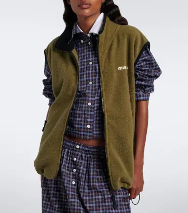 Miu Miu Fleece vest | Thumbnail 3 Miu Miu Fleece vest | Thumbnail 3
