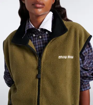 Miu Miu Fleece vest | Thumbnail 4 Miu Miu Fleece vest | Thumbnail 4