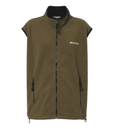 Miu Miu Fleece vest | Thumbnail 1 Miu Miu Fleece vest | Thumbnail 1