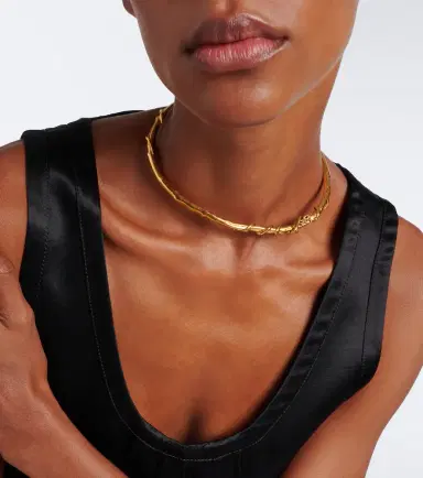 Saint Laurent Cassandre Mulberry necklace | Thumbnail 5 Saint Laurent Cassandre Mulberry necklace | Thumbnail 5