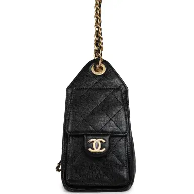 Chanel Chanel Mini 25 Hobo Bag Black Caviar Antique Gold Hardware | Thumbnail 3 Chanel Chanel Mini 25 Hobo Bag Black Caviar Antique Gold Hardware | Thumbnail 3