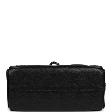 Chanel Chanel Mini 25 Hobo Bag Black Caviar Antique Gold Hardware | Thumbnail 6 Chanel Chanel Mini 25 Hobo Bag Black Caviar Antique Gold Hardware | Thumbnail 6