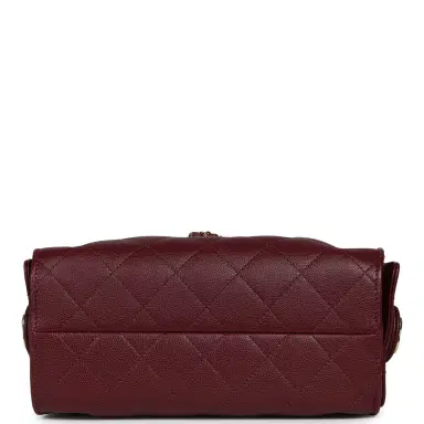 Chanel Chanel Mini 25 Hobo Bag Dark Burgundy Caviar Gold Hardware | Thumbnail 6 Chanel Chanel Mini 25 Hobo Bag Dark Burgundy Caviar Gold Hardware | Thumbnail 6