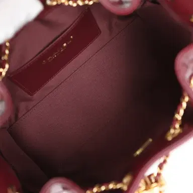 Chanel Chanel Mini 25 Hobo Bag Dark Burgundy Caviar Gold Hardware | Thumbnail 9 Chanel Chanel Mini 25 Hobo Bag Dark Burgundy Caviar Gold Hardware | Thumbnail 9
