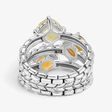 JAI JAI Modern Artisan Sterling Silver Forest Multi-Gemstone Statement Ring JJH1022R - by The Solist | Thumbnail 3 JAI JAI Modern Artisan Sterling Silver Forest Multi-Gemstone Statement Ring JJH1022R - by The Solist | Thumbnail 3