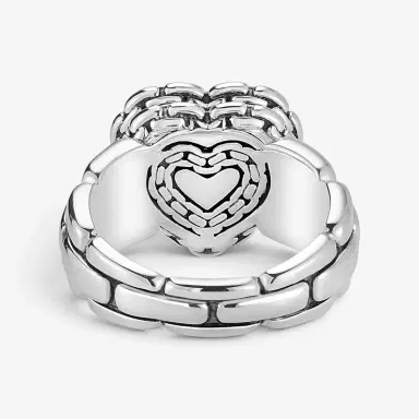 JAI JAI Sterling Silver Pave Diamond Heart Ring JJH6006R-DI - by The Solist | Thumbnail 4 JAI JAI Sterling Silver Pave Diamond Heart Ring JJH6006R-DI - by The Solist | Thumbnail 4