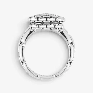 JAI JAI Sterling Silver Pave Diamond Heart Ring JJH6006R-DI - by The Solist | Thumbnail 3 JAI JAI Sterling Silver Pave Diamond Heart Ring JJH6006R-DI - by The Solist | Thumbnail 3