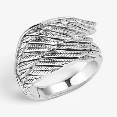 JAI JAI Wings of Love Sterling Silver Band Ring JJH1015R - by The Solist | Thumbnail 2 JAI JAI Wings of Love Sterling Silver Band Ring JJH1015R - by The Solist | Thumbnail 2