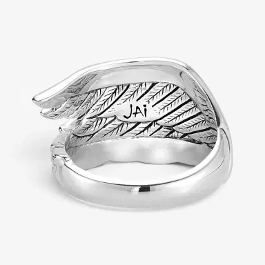 JAI JAI Wings of Love Sterling Silver Band Ring JJH1015R - by The Solist | Thumbnail 3 JAI JAI Wings of Love Sterling Silver Band Ring JJH1015R - by The Solist | Thumbnail 3