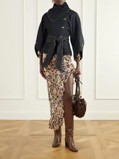 Zimmermann Valiant Belted Denim Jacket | Thumbnail 2 Zimmermann Valiant Belted Denim Jacket | Thumbnail 2