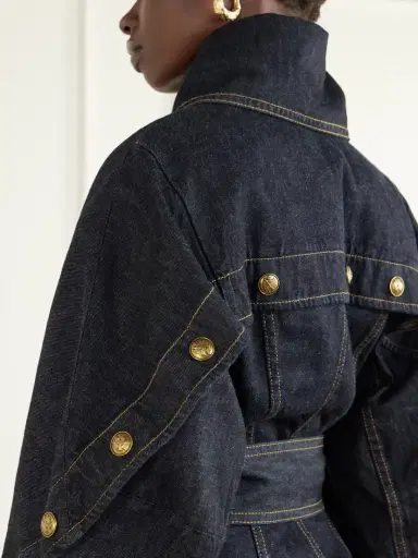 Zimmermann Valiant Belted Denim Jacket | Thumbnail 4 Zimmermann Valiant Belted Denim Jacket | Thumbnail 4