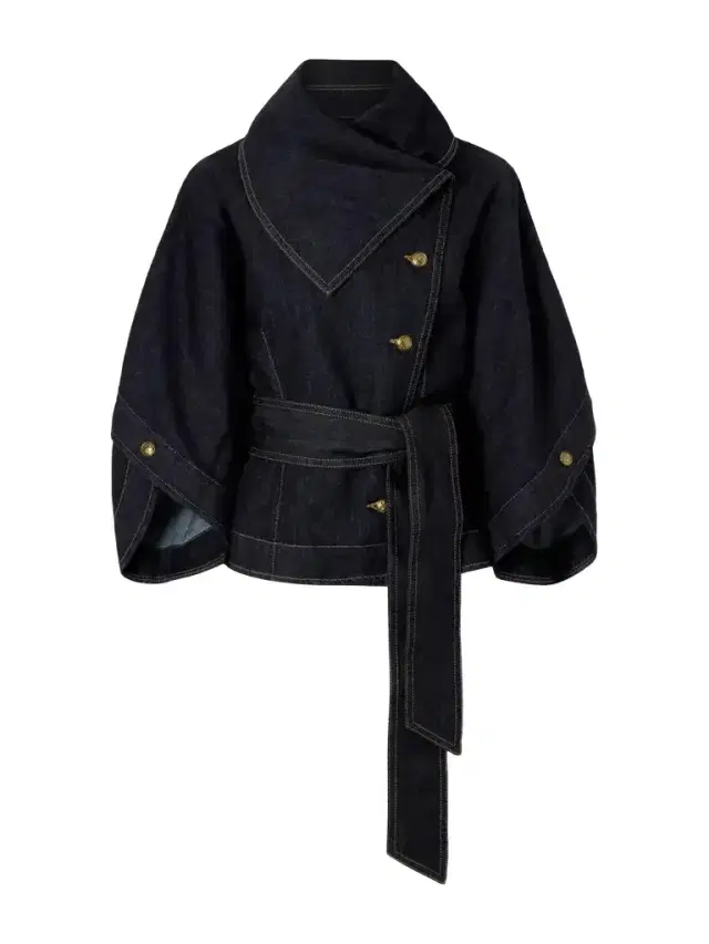 Valiant Belted Denim Jacket Valiant Belted Denim Jacket