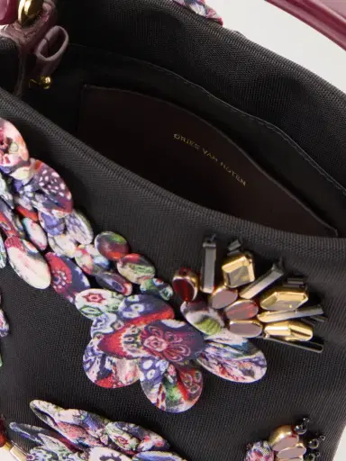 Dries Van Noten Bead-embellished Leather-trimmed Mesh Tote | Thumbnail 6 Dries Van Noten Bead-embellished Leather-trimmed Mesh Tote | Thumbnail 6