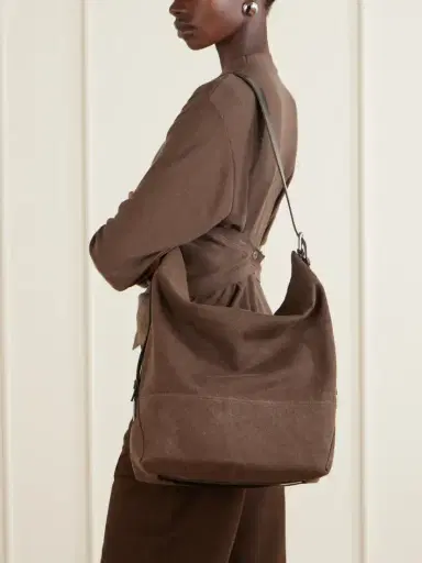 Lemaire Belted Leather-trimmed Canvas Tote | Thumbnail 2 Lemaire Belted Leather-trimmed Canvas Tote | Thumbnail 2