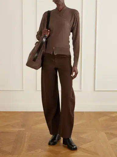 Lemaire Belted Leather-trimmed Canvas Tote | Thumbnail 3 Lemaire Belted Leather-trimmed Canvas Tote | Thumbnail 3