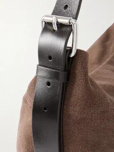 Lemaire Belted Leather-trimmed Canvas Tote | Thumbnail 5 Lemaire Belted Leather-trimmed Canvas Tote | Thumbnail 5