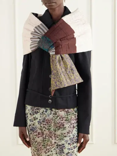 Dries Van Noten Patchwork Quilted Scarf | Thumbnail 5 Dries Van Noten Patchwork Quilted Scarf | Thumbnail 5