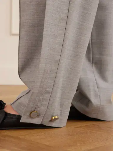 Zimmermann Valiant Pleated Wool Tapered-leg Pants | Thumbnail 5 Zimmermann Valiant Pleated Wool Tapered-leg Pants | Thumbnail 5