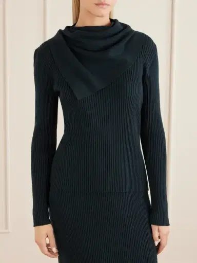 Zimmermann Valiant Scarf Wool Sweater | Thumbnail 3 Zimmermann Valiant Scarf Wool Sweater | Thumbnail 3