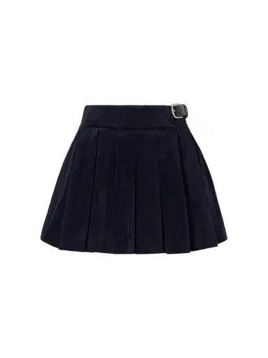 Sea Garrett Pleated Stretch-cotton Corduroy Mini Skirt | Thumbnail 1 Sea Garrett Pleated Stretch-cotton Corduroy Mini Skirt | Thumbnail 1