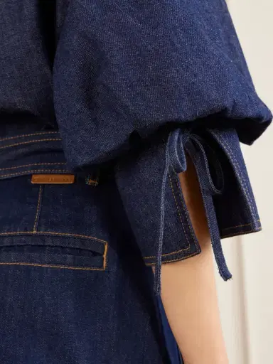 Zimmermann Gathered Denim Shirt | Thumbnail 5 Zimmermann Gathered Denim Shirt | Thumbnail 5