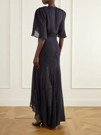 Vivienne Westwood Priscilla Modal, Silk And Wool-blend Jacquard Muslin Gown | Thumbnail 3 Vivienne Westwood Priscilla Modal, Silk And Wool-blend Jacquard Muslin Gown | Thumbnail 3