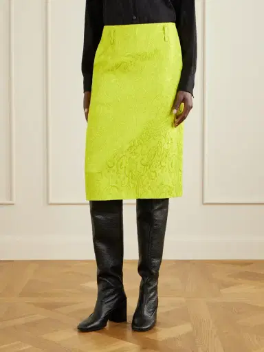 Dries Van Noten Paisley Motif Matelassé Jacquard Midi Skirt | Thumbnail 3 Dries Van Noten Paisley Motif Matelassé Jacquard Midi Skirt | Thumbnail 3