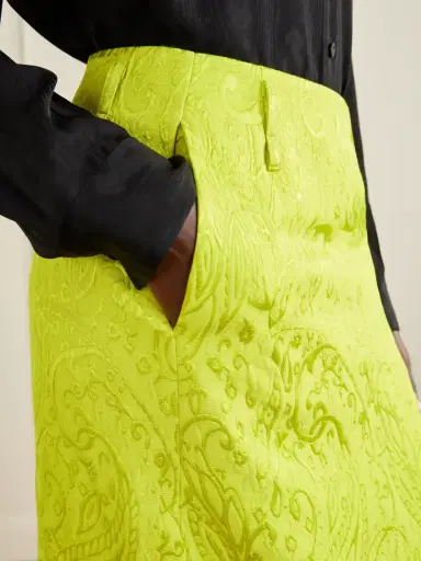 Dries Van Noten Paisley Motif Matelassé Jacquard Midi Skirt | Thumbnail 5 Dries Van Noten Paisley Motif Matelassé Jacquard Midi Skirt | Thumbnail 5