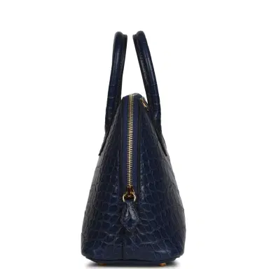 HERMÈS Hermes 1923 Bolide Mini Bleu Saphir Matte Alligator Gold Hardware | Thumbnail 3 HERMÈS Hermes 1923 Bolide Mini Bleu Saphir Matte Alligator Gold Hardware | Thumbnail 3
