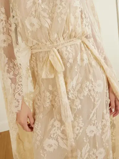 Zimmermann Valiant Belted Lace Cotton-blend Maxi Dress | Thumbnail 4 Zimmermann Valiant Belted Lace Cotton-blend Maxi Dress | Thumbnail 4
