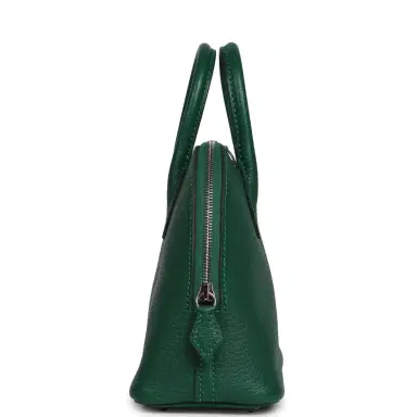 HERMÈS Hermes 1923 Bolide Mini Vert Vertigo Chevre Palladium Hardware | Thumbnail 3 HERMÈS Hermes 1923 Bolide Mini Vert Vertigo Chevre Palladium Hardware | Thumbnail 3