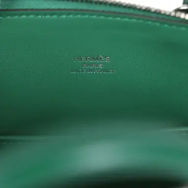 HERMÈS Hermes 1923 Bolide Mini Vert Vertigo Chevre Palladium Hardware | Thumbnail 7 HERMÈS Hermes 1923 Bolide Mini Vert Vertigo Chevre Palladium Hardware | Thumbnail 7