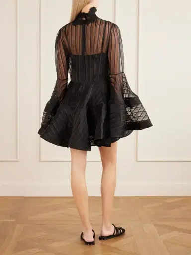 Zimmermann Valiant Lantern Silk-chiffon Mini Dress | Thumbnail 3 Zimmermann Valiant Lantern Silk-chiffon Mini Dress | Thumbnail 3