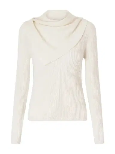 Zimmermann Valiant Scarf Wool Sweater | Thumbnail 1 Zimmermann Valiant Scarf Wool Sweater | Thumbnail 1