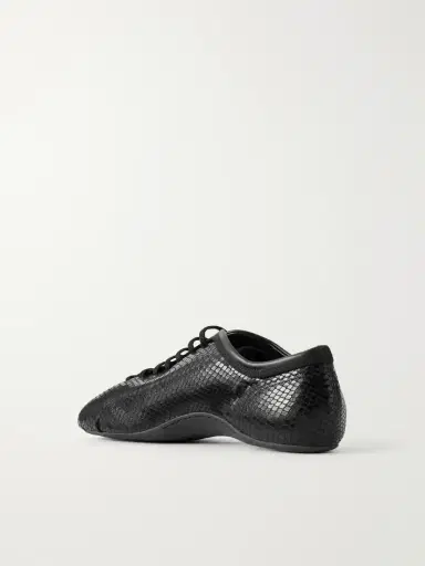 Dries Van Noten Snake-effect Leather Sneakers | Thumbnail 3 Dries Van Noten Snake-effect Leather Sneakers | Thumbnail 3