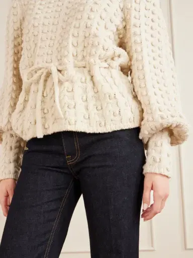 Zimmermann Valiant Embroidered Tie-detailed Wool Sweater | Thumbnail 4 Zimmermann Valiant Embroidered Tie-detailed Wool Sweater | Thumbnail 4