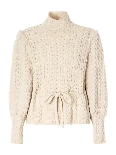 Zimmermann Valiant Embroidered Tie-detailed Wool Sweater | Thumbnail 1 Zimmermann Valiant Embroidered Tie-detailed Wool Sweater | Thumbnail 1