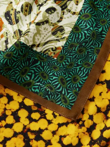 Dries Van Noten Floral-printed Satin Scarf | Thumbnail 4 Dries Van Noten Floral-printed Satin Scarf | Thumbnail 4