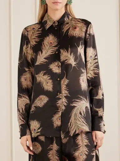 Zimmermann Valiant Printed Silk-satin Shirt | Thumbnail 3 Zimmermann Valiant Printed Silk-satin Shirt | Thumbnail 3
