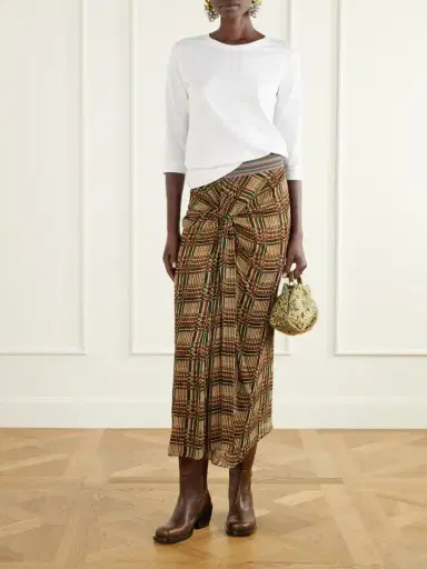 Dries Van Noten Leather Knee Boots | Thumbnail 4 Dries Van Noten Leather Knee Boots | Thumbnail 4