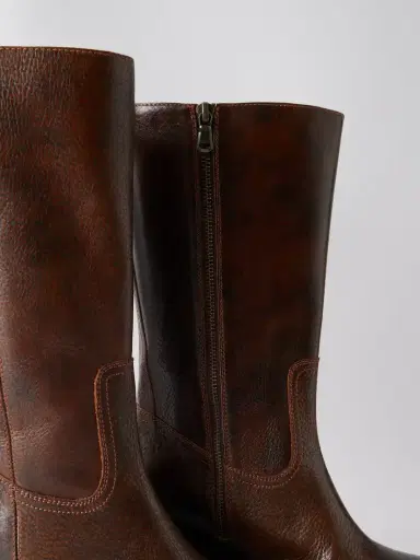 Dries Van Noten Leather Knee Boots | Thumbnail 5 Dries Van Noten Leather Knee Boots | Thumbnail 5