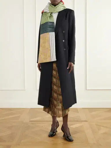 Dries Van Noten Patchwork Quilted Scarf | Thumbnail 2 Dries Van Noten Patchwork Quilted Scarf | Thumbnail 2